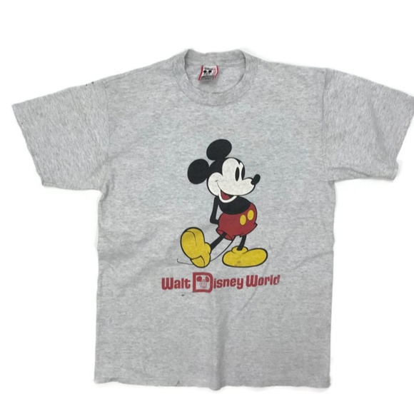 grey mickey mouse t shirt